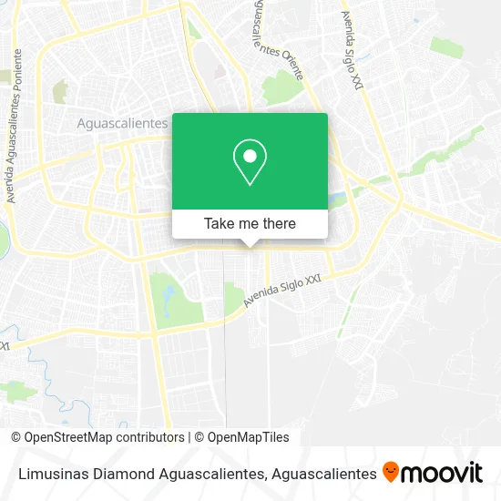 Limusinas Diamond Aguascalientes map