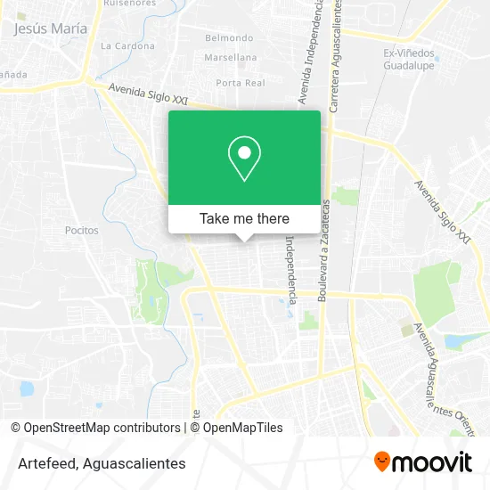 Artefeed map