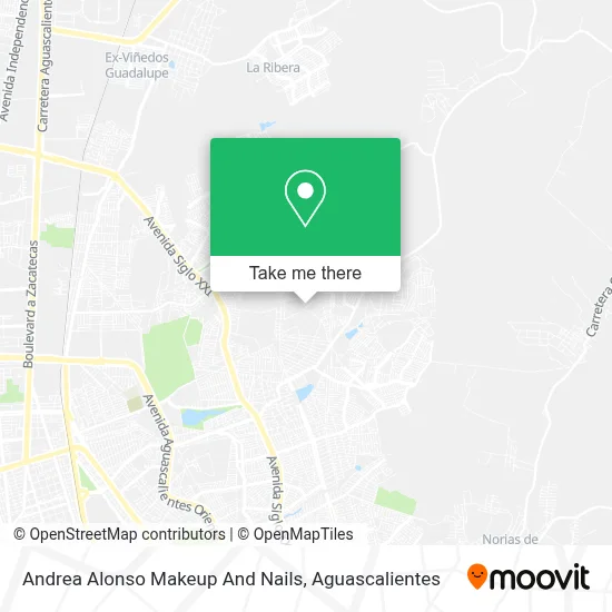 Andrea Alonso Makeup And Nails map