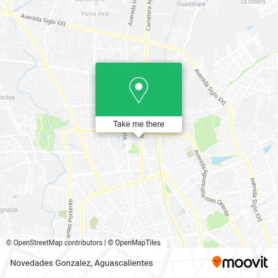 Novedades Gonzalez map