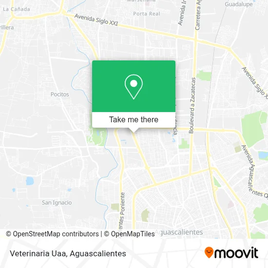 Veterinaria Uaa map