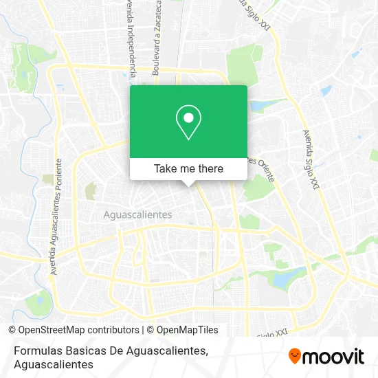 Formulas Basicas De Aguascalientes map
