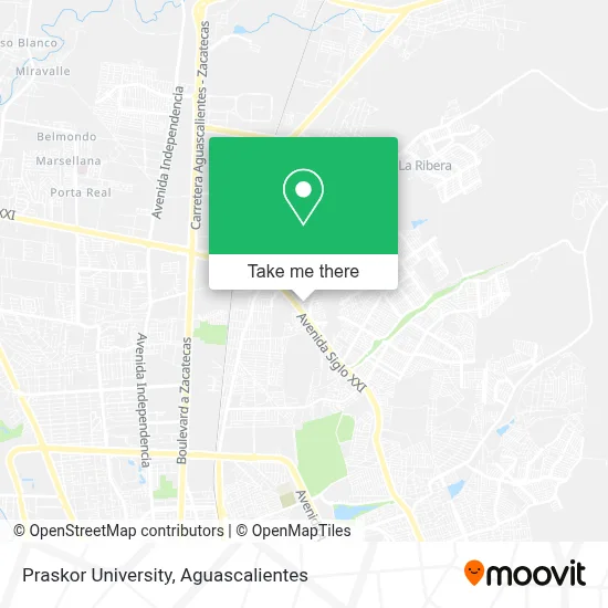 Praskor University map