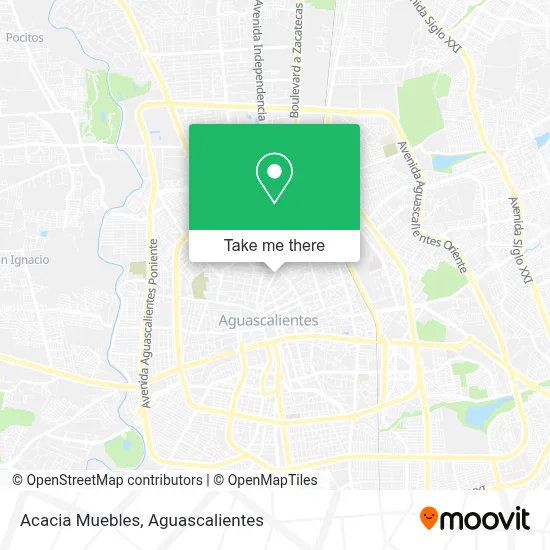 Acacia Muebles map