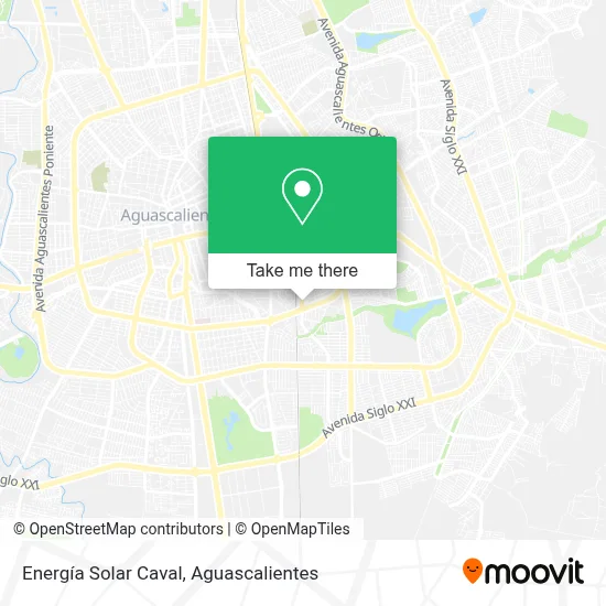 Energía Solar Caval map
