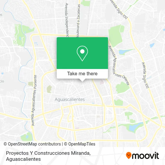 Proyectos Y Construcciones Miranda map