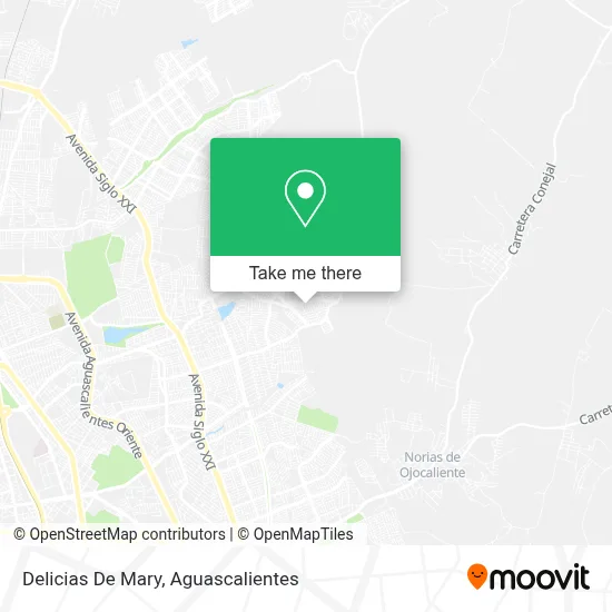 Delicias De Mary map