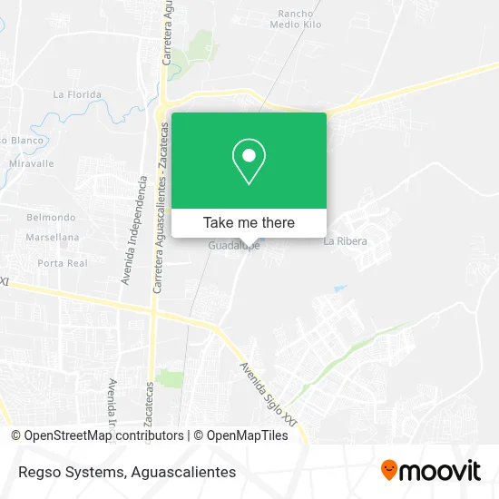 Regso Systems map