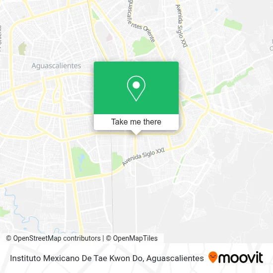 Instituto Mexicano De Tae Kwon Do map
