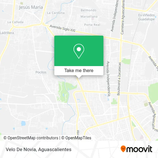 Velo De Novia map