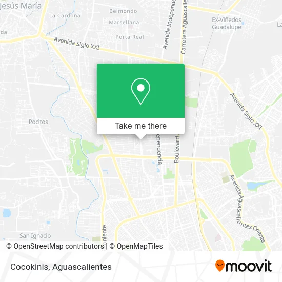 Cocokinis map