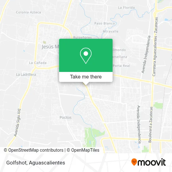 Golfshot map