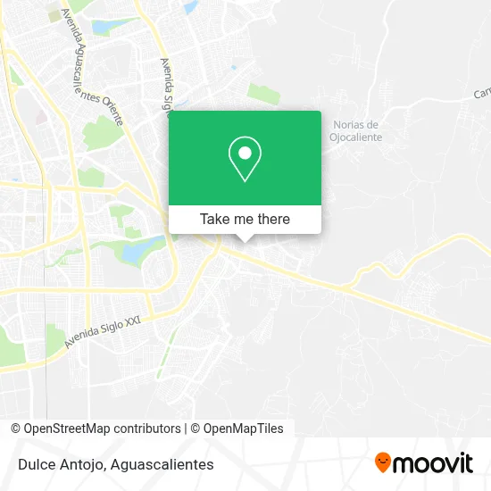 Dulce Antojo map