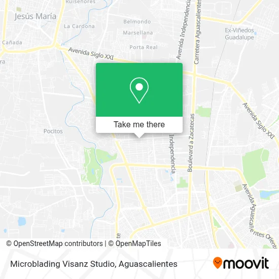 Microblading Visanz Studio map