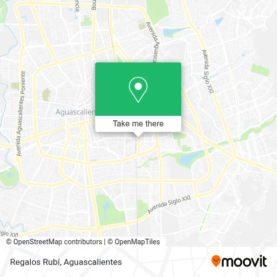 Regalos Rubí map