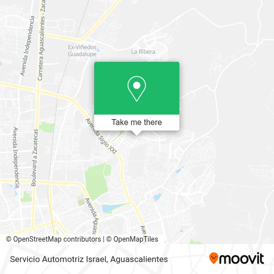 Servicio Automotriz Israel map
