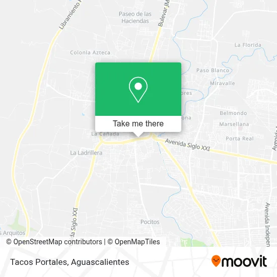 Tacos Portales map