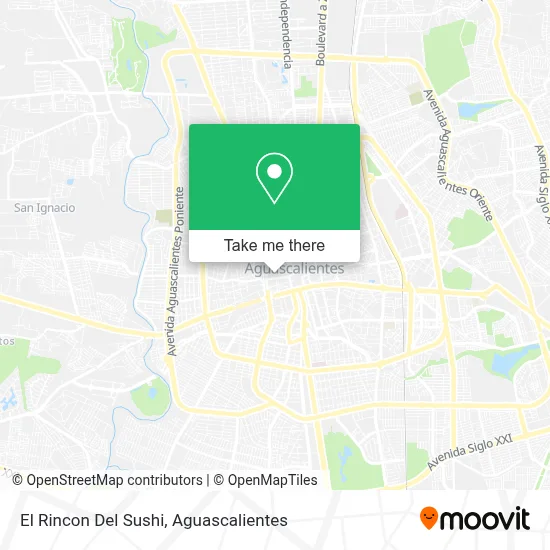 El Rincon Del Sushi map