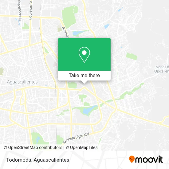 Todomoda map