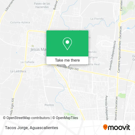 Tacos Jorge map