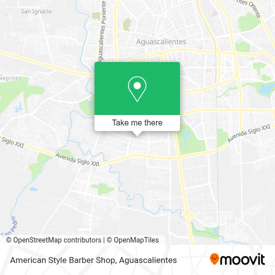 American Style Barber Shop map