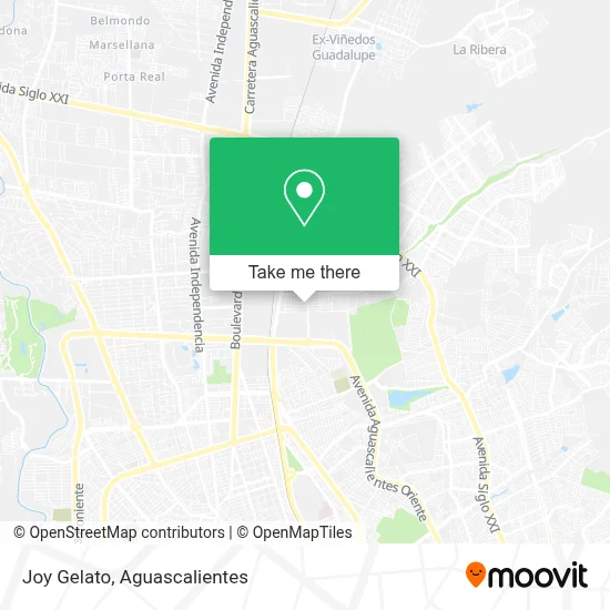 Joy Gelato map
