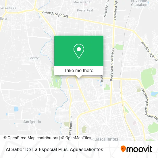 Al Sabor De La Especial Plus map