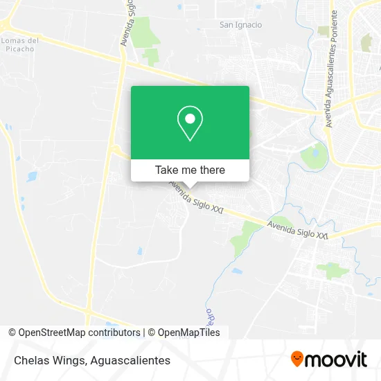 Chelas Wings map