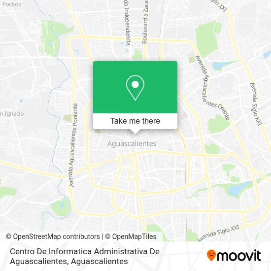 Centro De Informatica Administrativa De Aguascalientes map