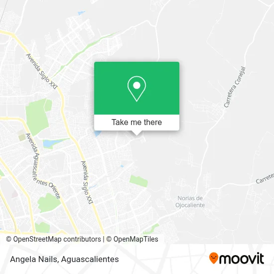 Angela Nails map