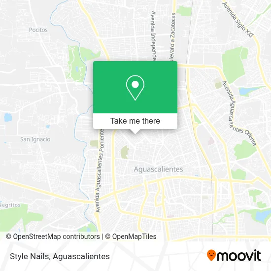 Style Nails map