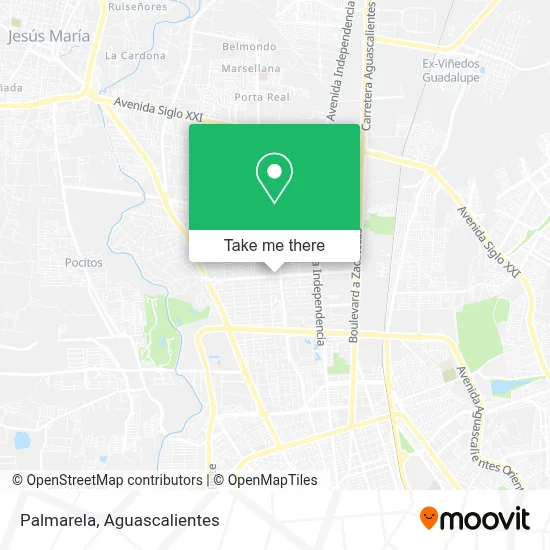 Palmarela map