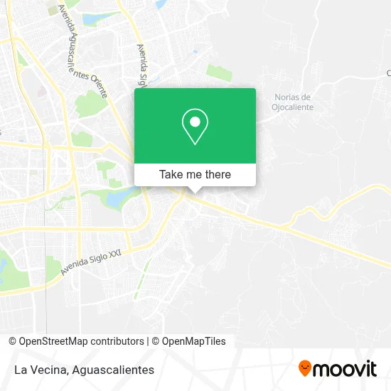 La Vecina map