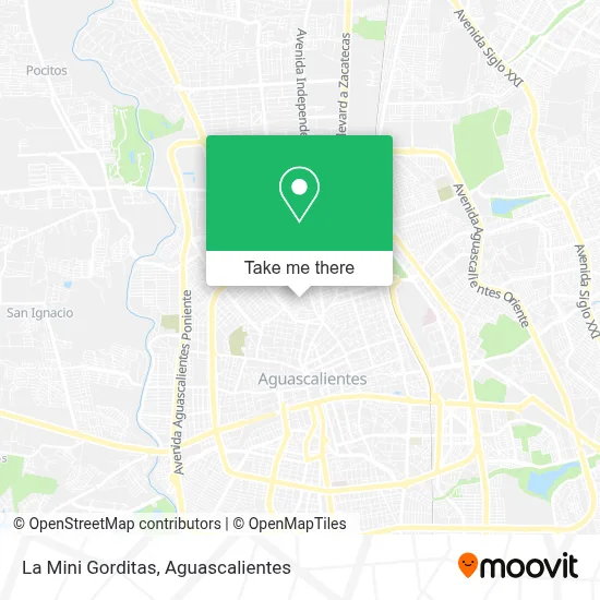 La Mini Gorditas map