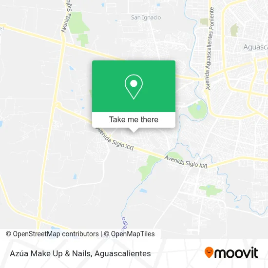 Azúa Make Up & Nails map