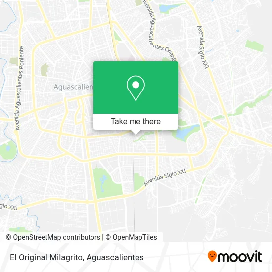 El Original Milagrito map