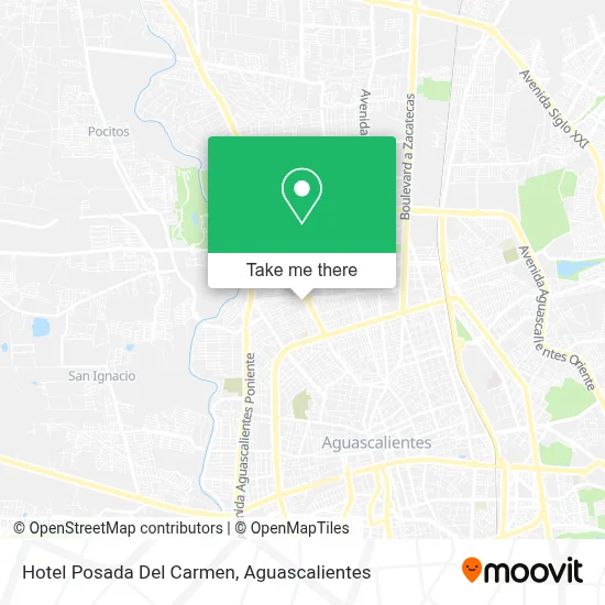 Hotel Posada Del Carmen map