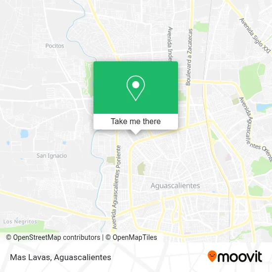Mas Lavas map