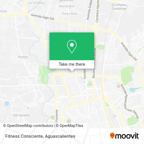 Fitness Consciente map