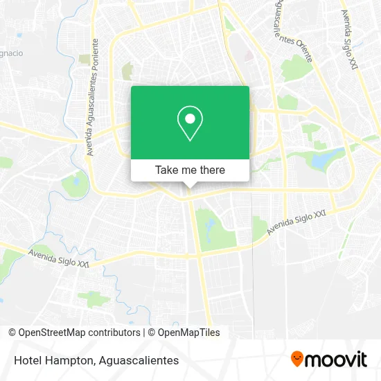 Hotel Hampton map