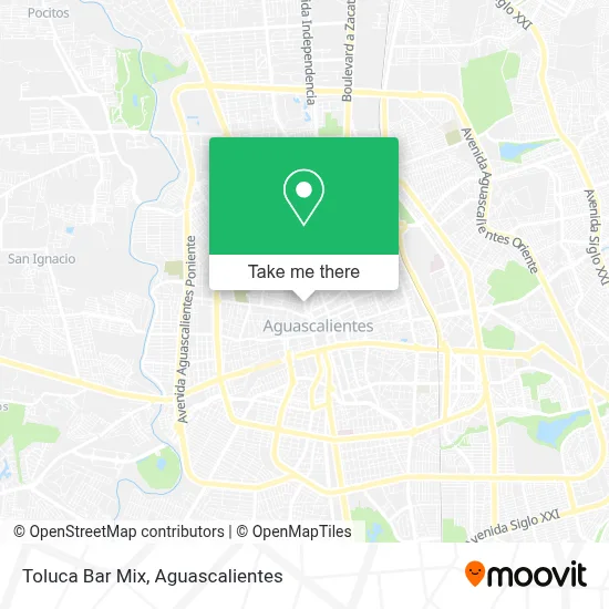 Toluca Bar Mix map
