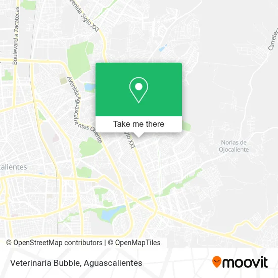 Veterinaria Bubble map