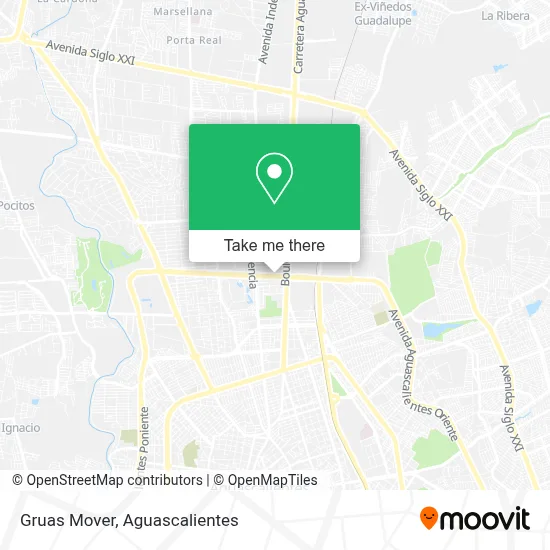 Gruas Mover map