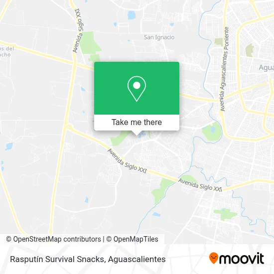 Rasputín Survival Snacks map