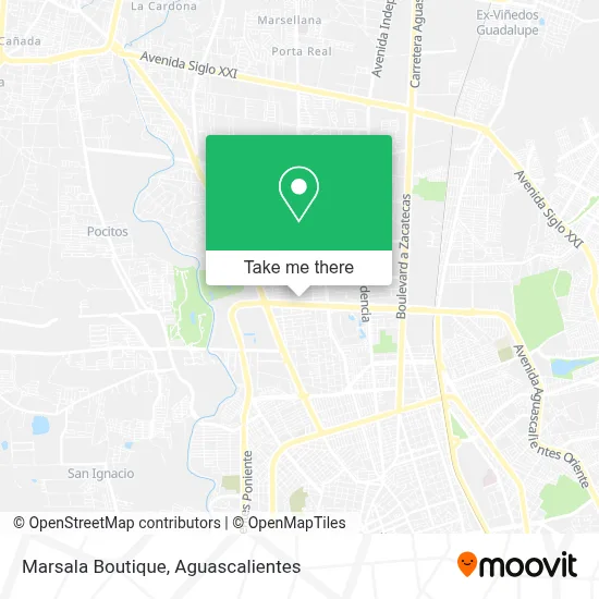 Marsala Boutique map