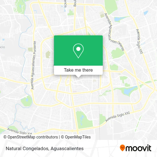 Natural Congelados map