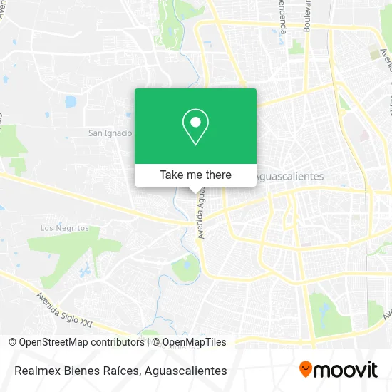 Realmex Bienes Raíces map