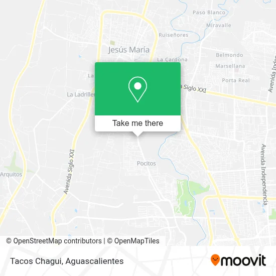 Tacos Chagui map