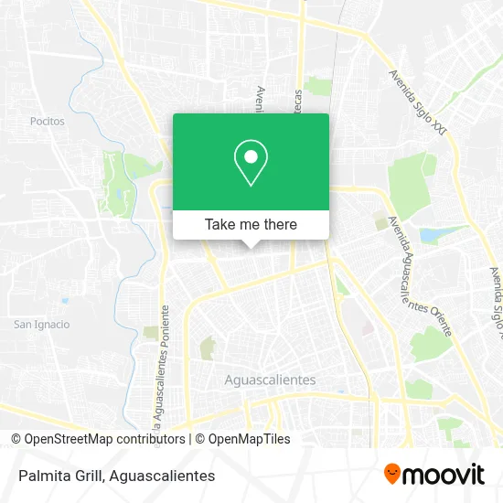 Palmita Grill map
