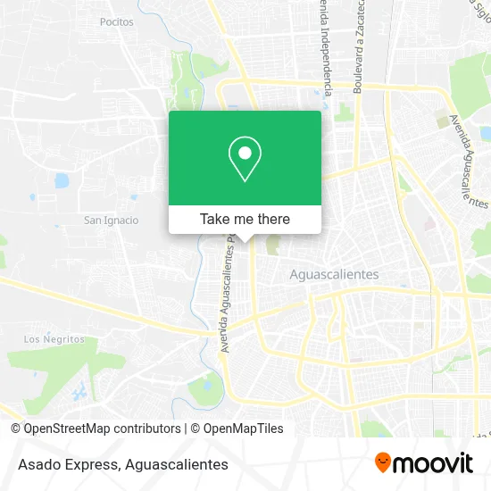 Asado Express map